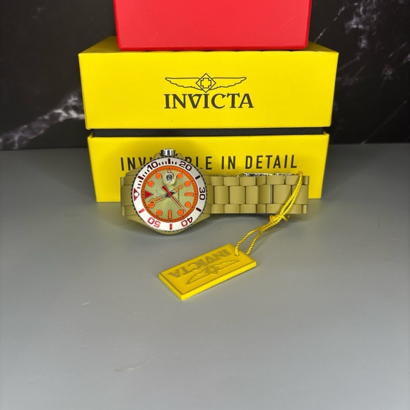 Invicta Grand Diver Playa Men's Watch - 46mm, Aqua Plating, Khaki (49480) - Picture 8 of 8